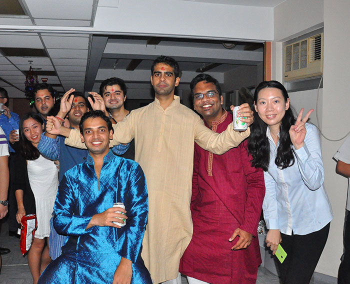 Indian Students Brought “Festival of Lights” to CUHK MBA