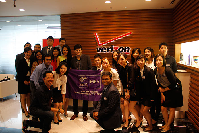 CUHK MBA Career Trek in Singapore - Verizon