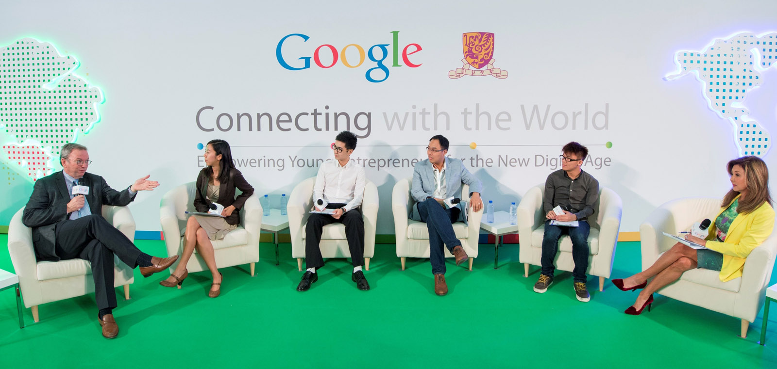 Mr. Eric Schmidt, Executive Chairman of Google talks at CUHK Business School