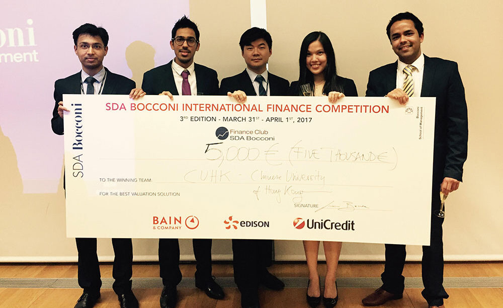 CUHK MBA Students Prove Their Mettle in International Competition